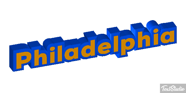 Philadelphia テキスト効果