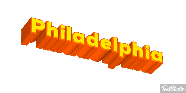 Philadelphia テキスト効果