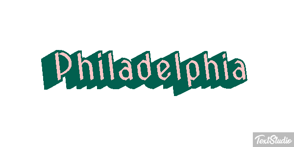 Philadelphia テキスト効果