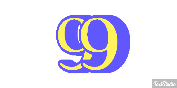 99 Texteffekt