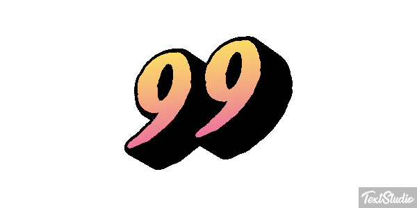 99 Texteffekt