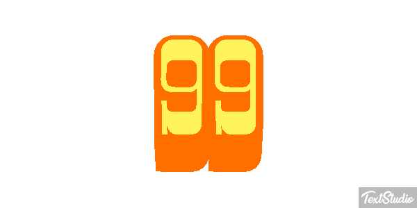 99 Texteffekt