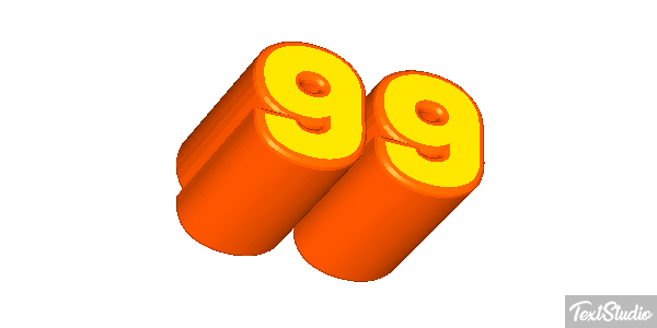 99 Texteffekt