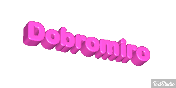 Dobromiro Tekst effect