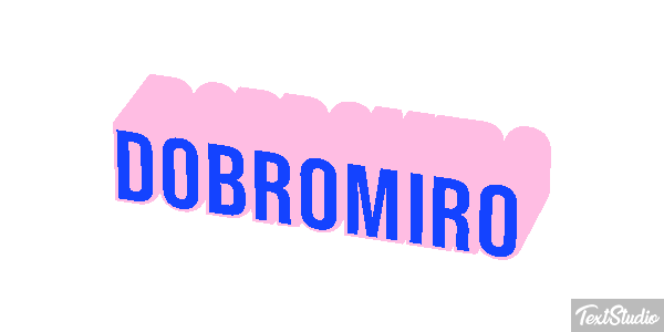 Dobromiro Tekst effect