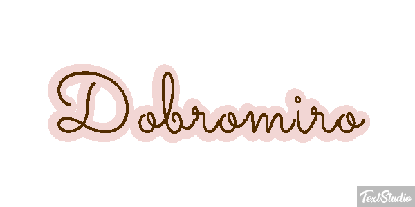 Dobromiro Tekst effect