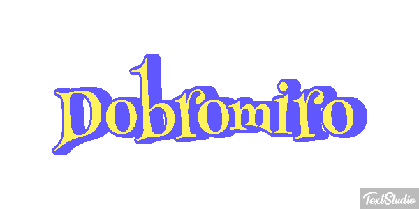Dobromiro Tekst effect