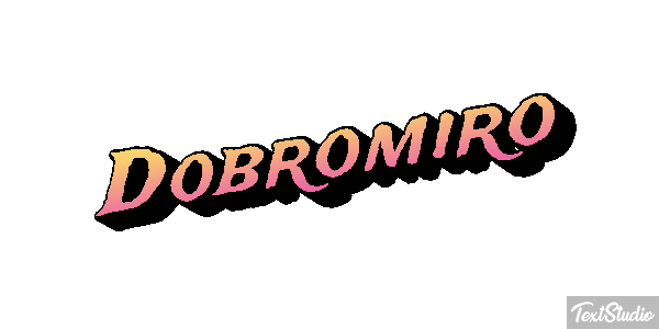 Dobromiro Tekst effect