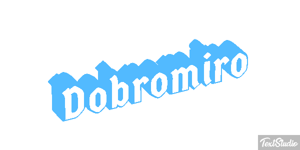 Dobromiro Tekst effect