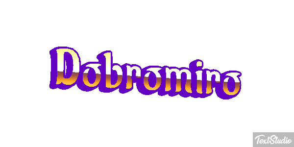 Dobromiro Tekst effect