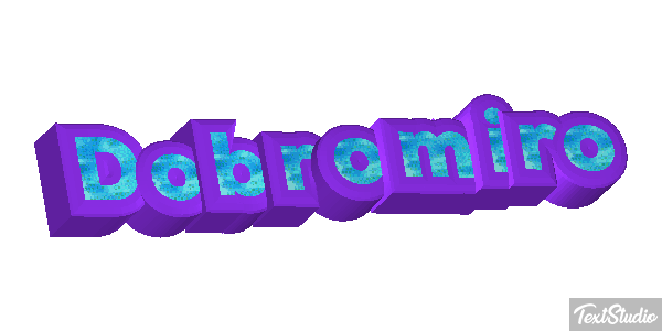 Dobromiro Tekst effect