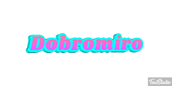 Dobromiro Tekst effect