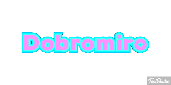 Dobromiro Tekst effect