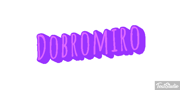 Dobromiro Tekst effect