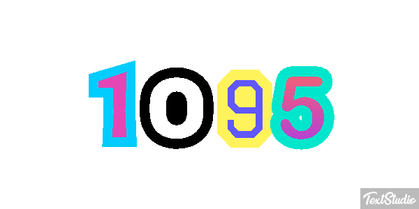 1095 Текстовый эффект