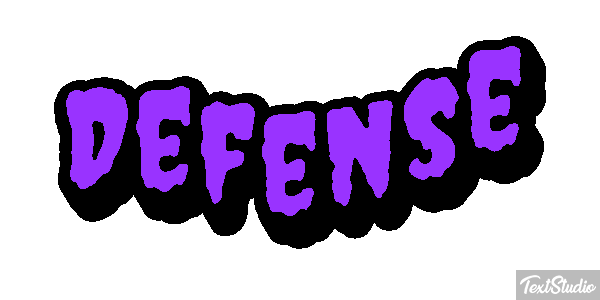 Defense Efecto de texto