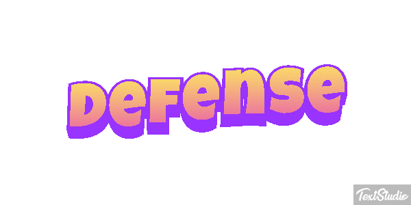 Defense Efecto de texto