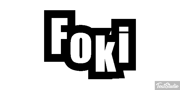 Foki Effetto testo