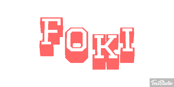 Foki Effetto testo