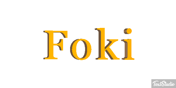 Foki Effetto testo