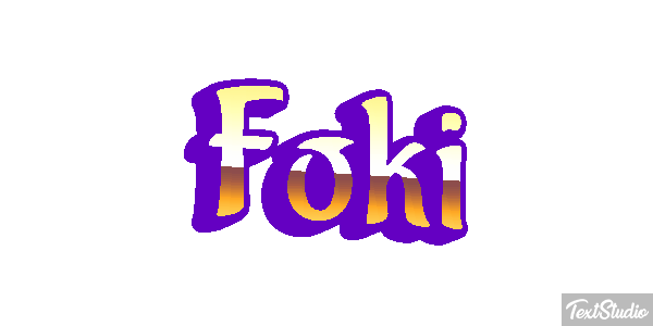 Foki Effetto testo