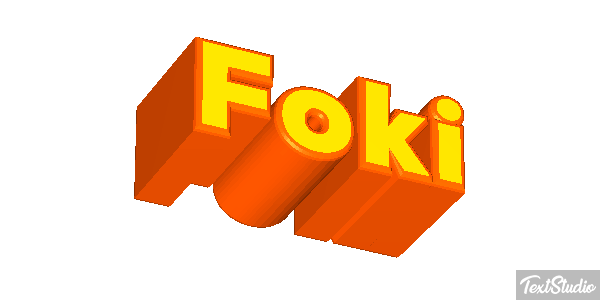 Foki Effetto testo