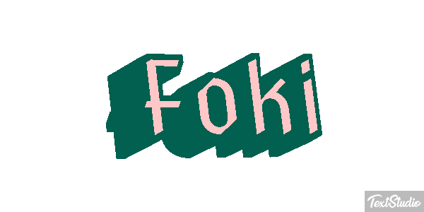 Foki Effetto testo
