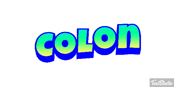 Colón テキスト効果