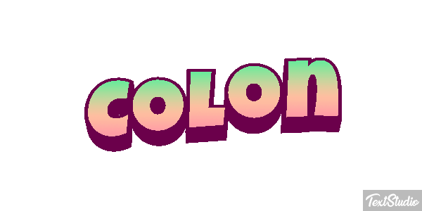Colón テキスト効果
