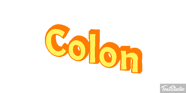 Colón テキスト効果