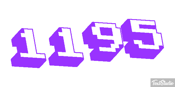 1195 Text effect