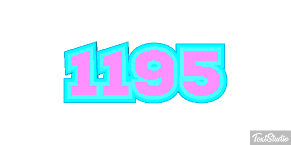 1195 Text effect