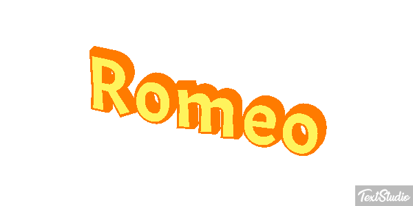 Romeo Effetto testo