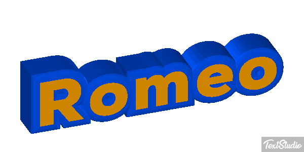 Romeo Effetto testo