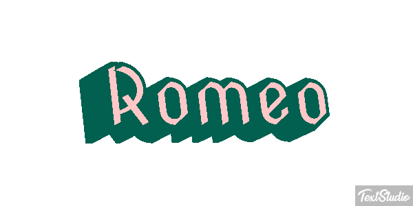 Romeo Effetto testo