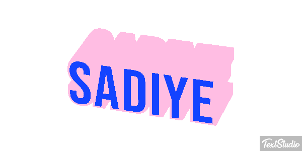 Şadiye Text effect