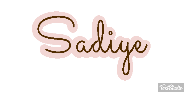 Şadiye Text effect