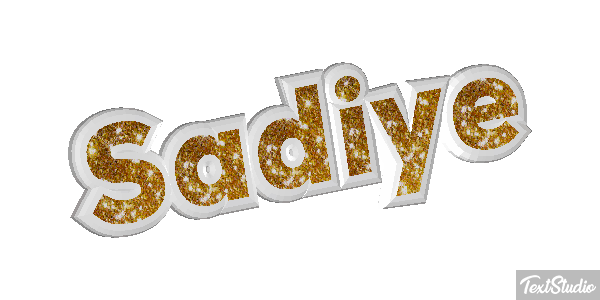 Şadiye Text effect