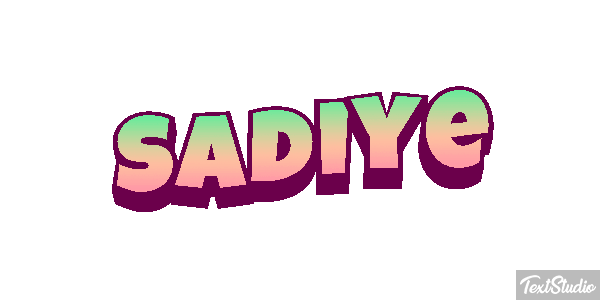 Şadiye Text effect