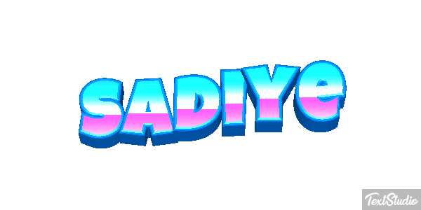Şadiye Text effect