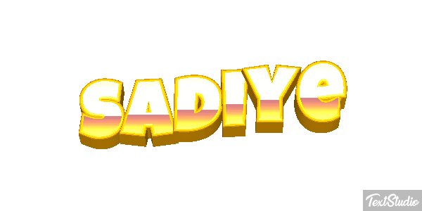 Şadiye Text effect