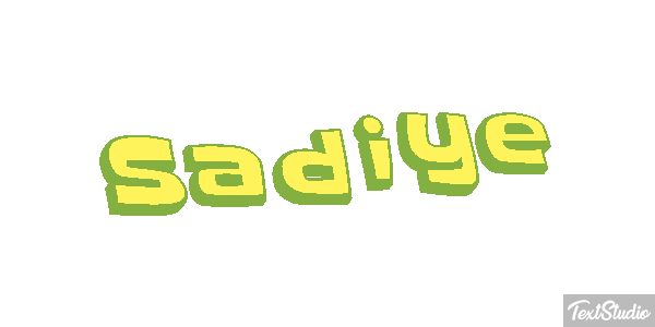 Şadiye Text effect