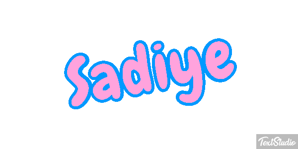 Şadiye Text effect