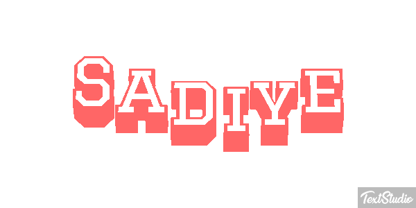Şadiye Text effect