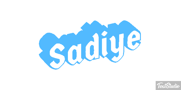 Şadiye Text effect