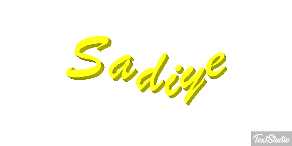 Şadiye Text effect