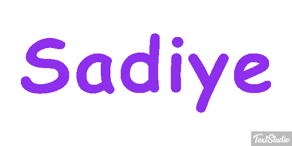 Şadiye Text effect