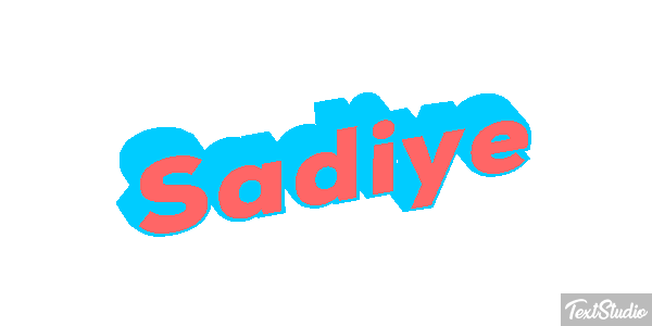 Şadiye Text effect