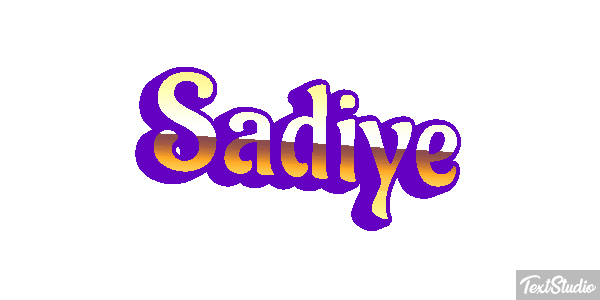 Şadiye Text effect