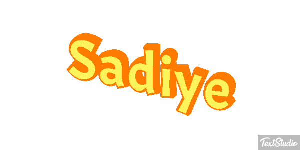 Şadiye Text effect